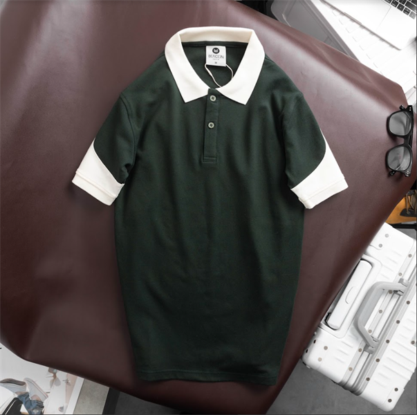Áo Polo Phối Tay Góc AOPL22