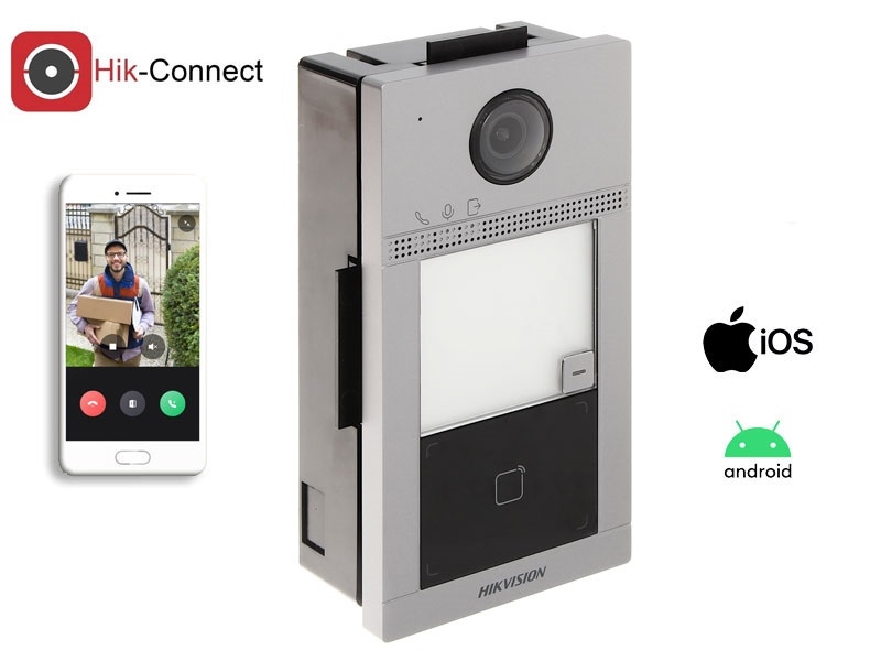 Nút bấm chuông cửa IP HIKVISION DS-KV8113-WME1(B)