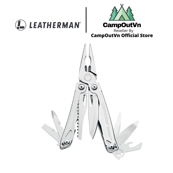 Dụng cụ cầm tay đa năng LEATHERMAN SIDEKICK SILVER gọn nhẹ cắm trại dã ngoại (14 TOOLS) campoutvn A531