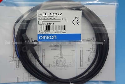 Sensor / Cảm Biến Quang Chữ U OMRON: EE-SX872 2M. Khoảng Dò 5mm NPN NO. Nguồn: 5~24VDC