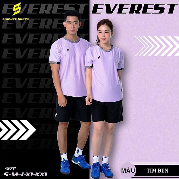 Bộ bóng đá Sao Việt Everest - Tím