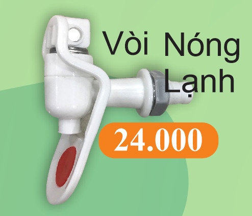 Vòi Bình Lọc Nóng Lạnh (Đỏ)
