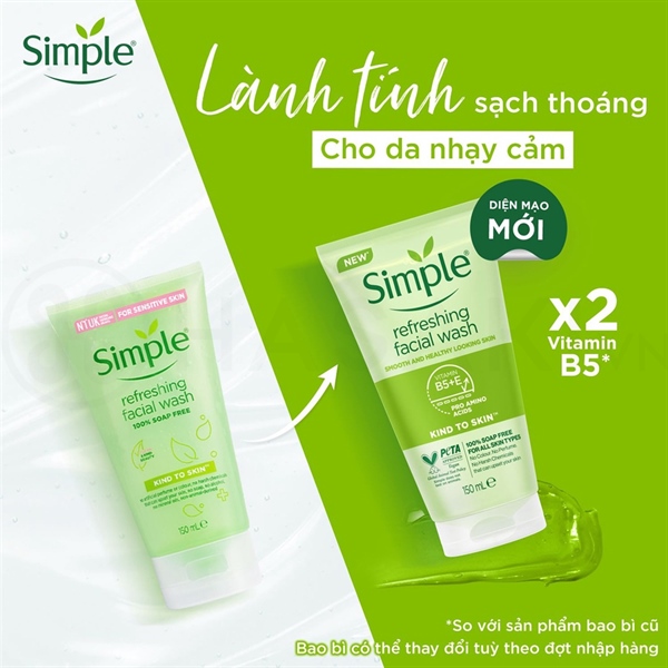 Sữa Rửa Mặt Simple