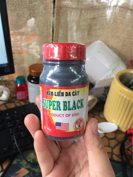Keo liền da super black 100g-duoc-ban-tai-Chợ gốm Bảo Lộc