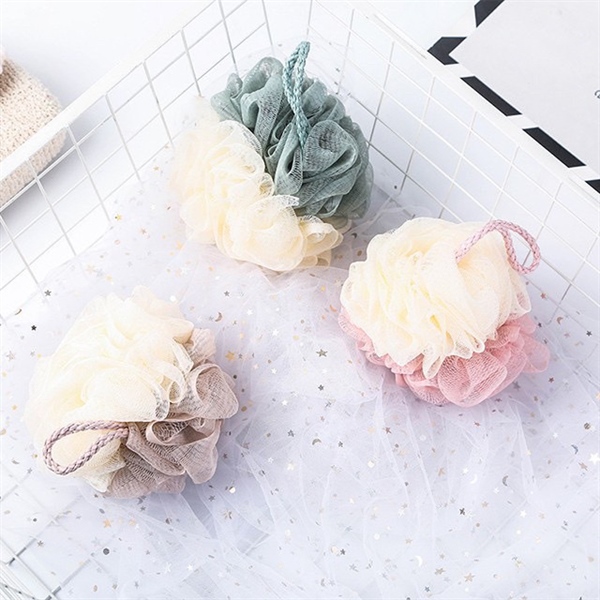 Bông tắm pastel 2 màu