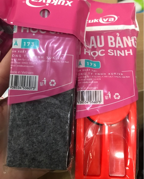 Dụng cụ lau bảng xukiva