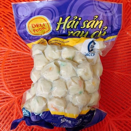 Viên rau củ hải sản