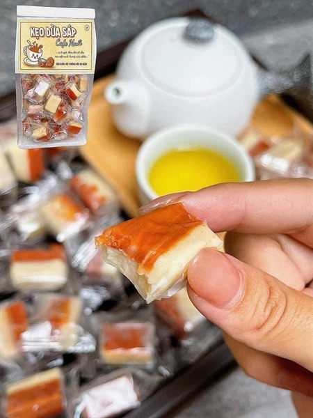 KẸO DỪA SÁP CAFE MUỐI (TÚI 500G)