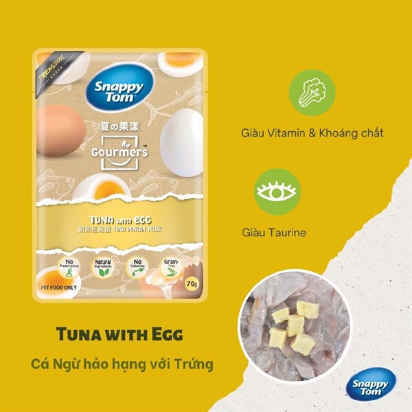 Pate gói SNAPPY TOM GOURMERS PREMIUM-duoc-ban-tai-CHÚ MÈO BÉO PETSTORE