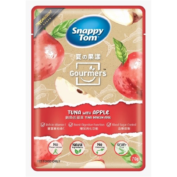 Pate gói SNAPPY TOM GOURMERS PREMIUM-duoc-ban-tai-CHÚ MÈO BÉO PETSTORE