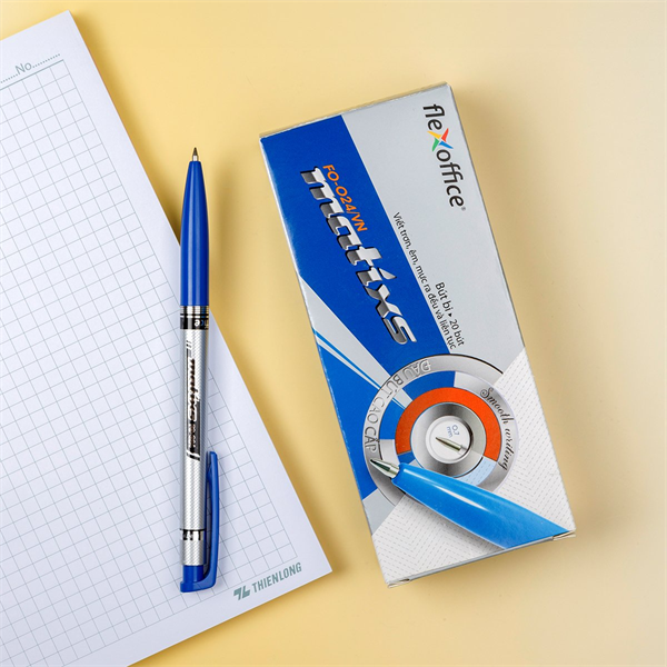 Bút bi Flexoffice Matixs Thiên Long 024 0.7mm - XANH