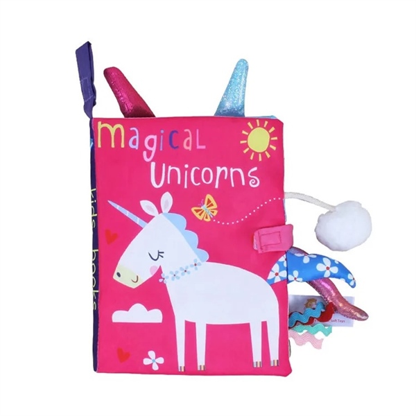 Baby 0m+: Sách vải 3D chủ đề Magical Unicorns