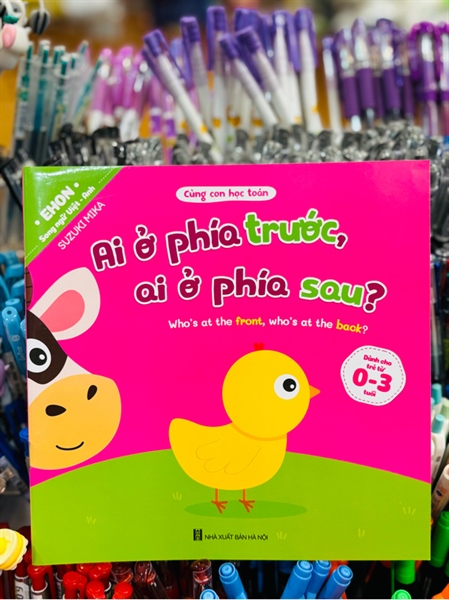 EHON Song Ngữ Việt Anh - Cùng con học toán: Ai ở phía trước, ai ở phía sau?