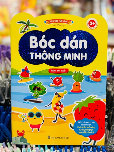 Vừa học vừa chơi BÓC DÁN THÔNG MINH: RAU,CỦ, QUẢ