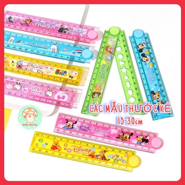 THƯỚC KẺ GẤP 30CM HÌNH DISNEY