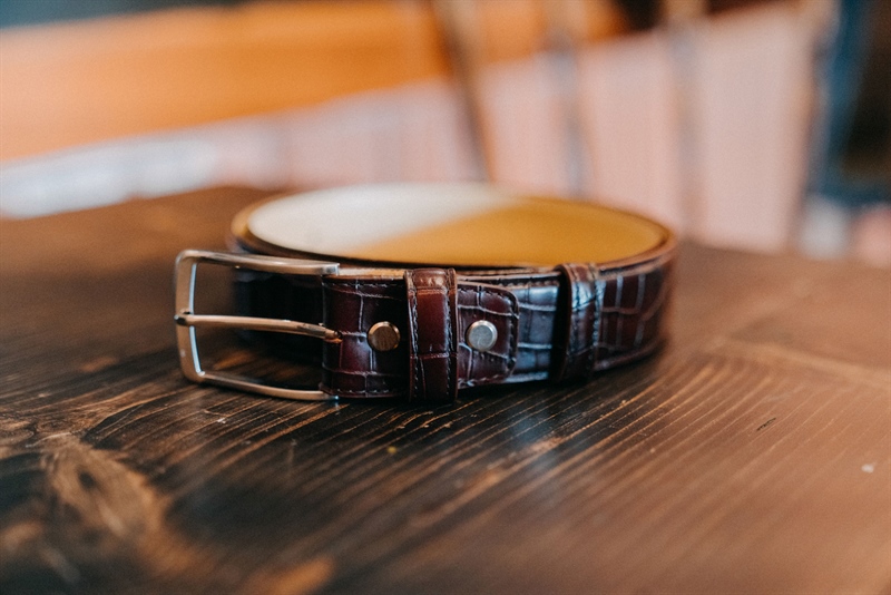 Dây lưng ĐK 3.5 vân (Mặt trắng)