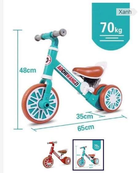 Xe chòi chân motion 2in1, bàn đạp, 618