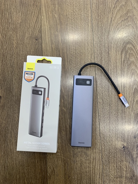 Bộ chuyển HUB BASEUS Type C 11 in 1 CAHUB-CT0G