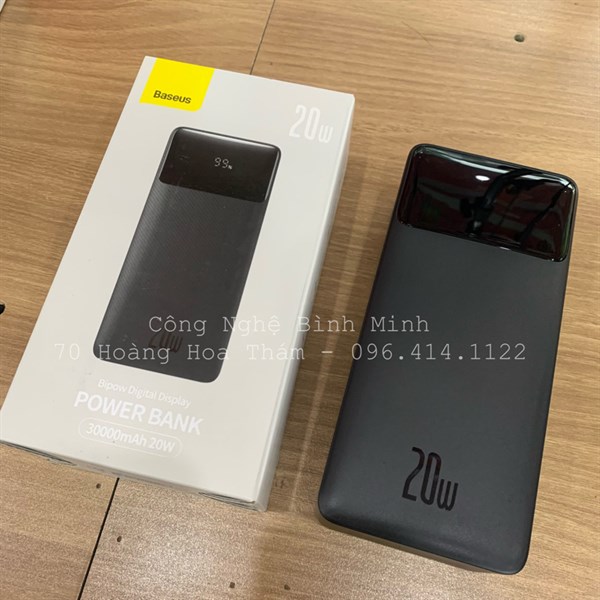 Sạc dự phòng BASEUS Bipow PPDML-N01 20W 30.000mAh