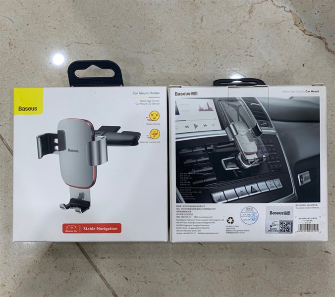 Kẹp điện thoại BASEUS SUYL-J0S/ SUYK-FK01 Metal