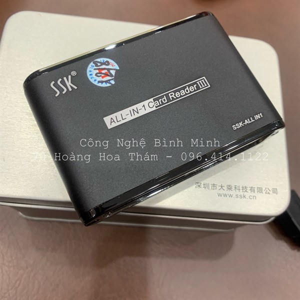 Đầu đọc thẻ đa năng SSK ALL IN1