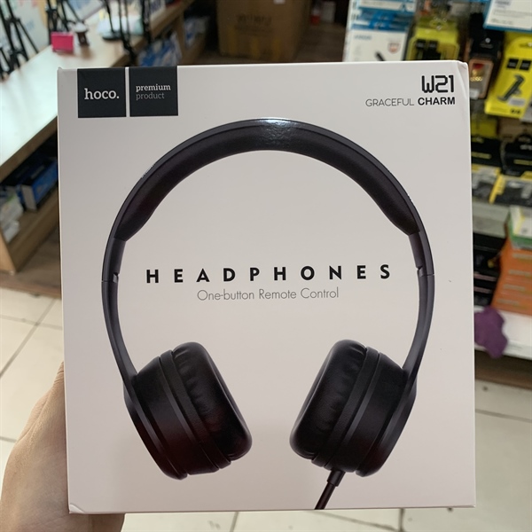 Tai nghe chụp tai HOCO W21 có dây