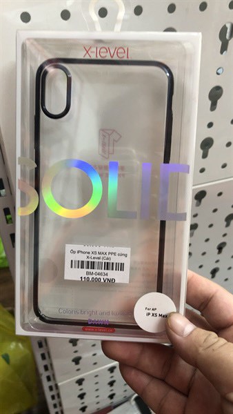 Ốp iPHONE XR PPE cứng X-Level