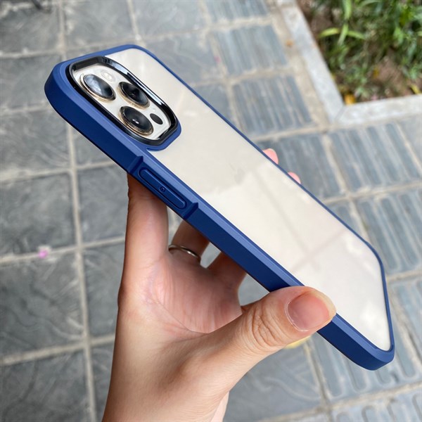 Ốp iPHONE 13 Pro 6.1 X-Level/ FILADA lưng kính viền màu