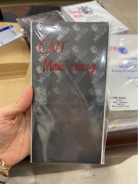 Dán PPF Ngựa đen CNT 8" màn cong máy cắt