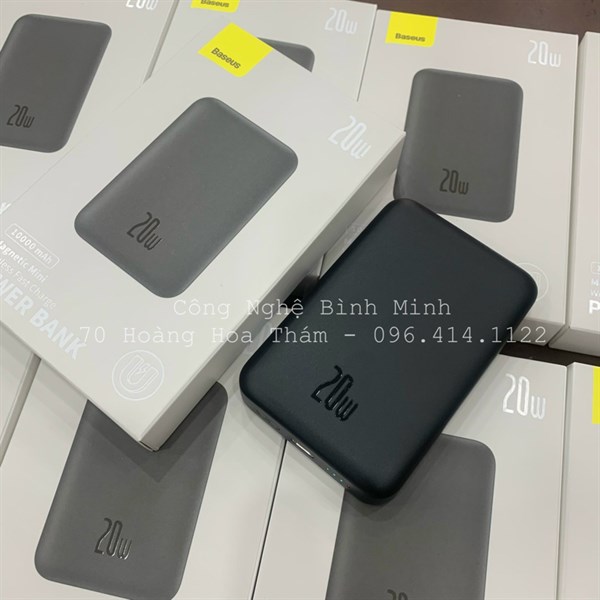 Sạc dự phòng không dây BASEUS PPCXM10/ PPCX000002 20W 10.000mAh