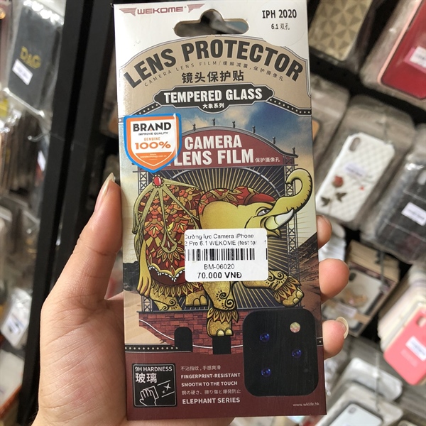 Cường lực Camera iPHONE 12 Pro Max 6.7/ 13 Pro 6.1 WEKOME