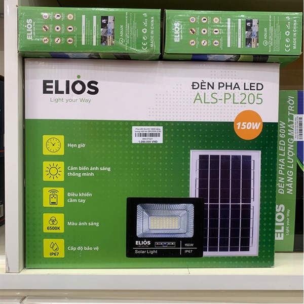 Pha LED ELIOS 150W năng lượng mặt trời
