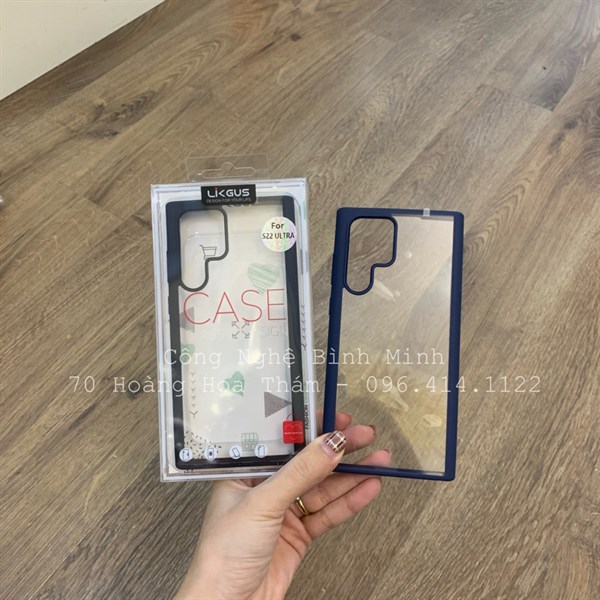 Ốp SAMSUNG S22+ Likgus trong viền màu