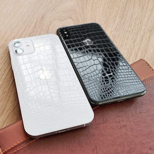 Skin iPHONE 7+/8+ vân cá sấu