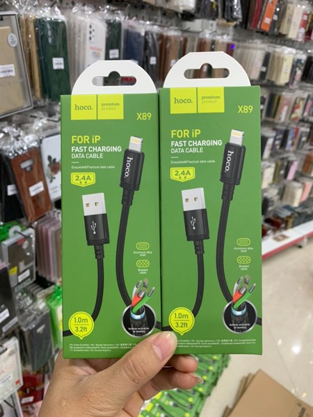 Cáp sạc HOCO X89 USB-Lighting 1m