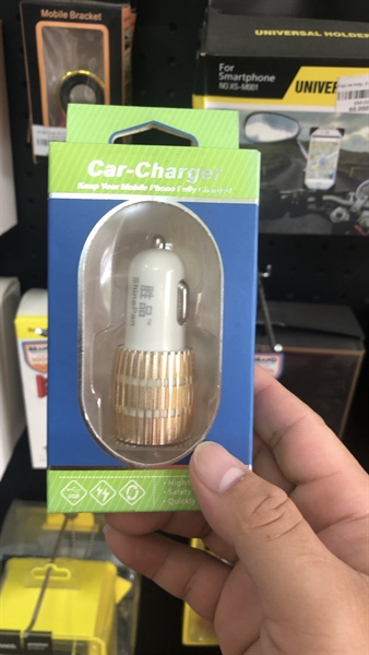 Tẩu sạc 2 cổng (Loại 1,test)