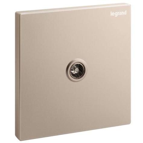 Galion 1 gang TV female terminal socket outlet - rose gold