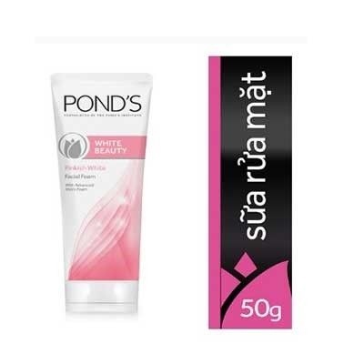 Sữa Rửa Mặt Trắng Hồng Pond's White Beauty 50g