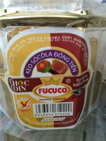 KẸO SOCOLA ĐỒNG TIỀN FUCUCO