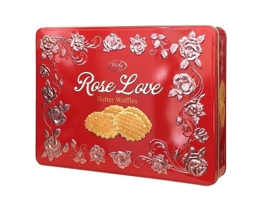 BÁNH BƠ TRỨNG BUTTER WAFFLES ROSE LOVE 510G