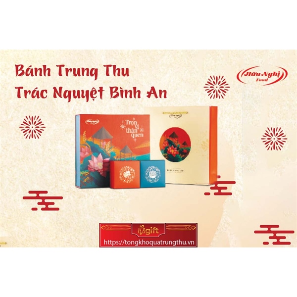 Bánh trung thu Thanh nguyệt bình an Hữu Nghị (HN.BDB1)