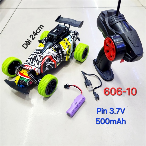 606-10 HỘP XE ĐUA F1 ĐIỀU KHIỂN CẦN GẠT XOAY, CÓ SẠC TL 1:18 (GRAFFITI CAR)