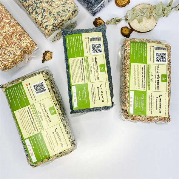 Gạo lứt tím than Sóc Trăng