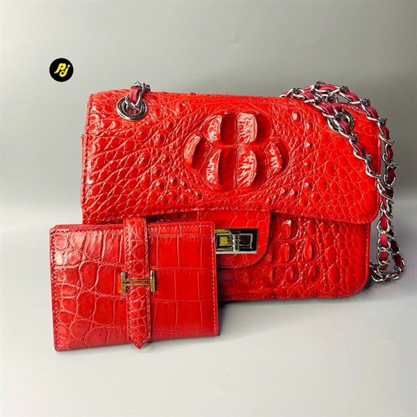 24-TRA-(1.1T223)-VÍ CÁ SẤU-ĐỎ