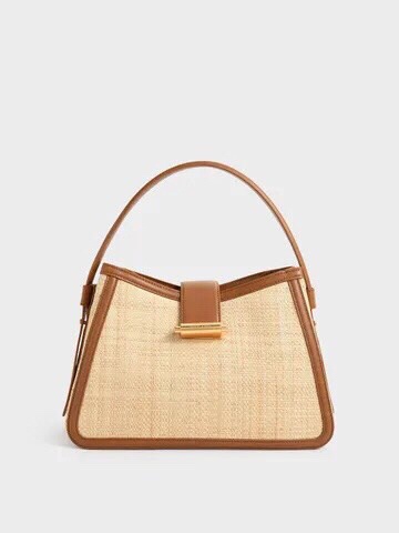 38-UK-VÀNG-GIỎ CHARLES &KEITH-(SIZEM32x24x20CM1155T1223)