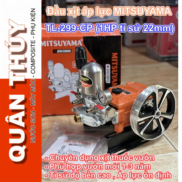 Đầu xịt Mitsuyama TL-299-CP (Ti sứ)