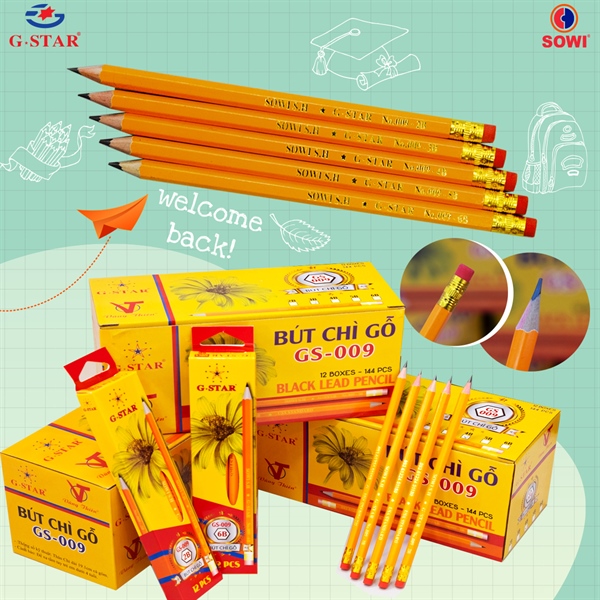 Bút chì đen G-STAR GS-009
