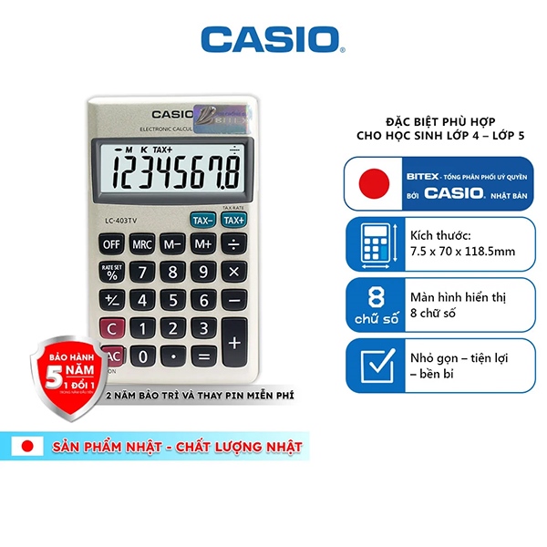 Máy tính Casio LC-403TV H10