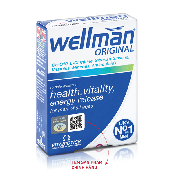 Wellman Vitabiotics - Tăng cường sức khỏe phái mạnh