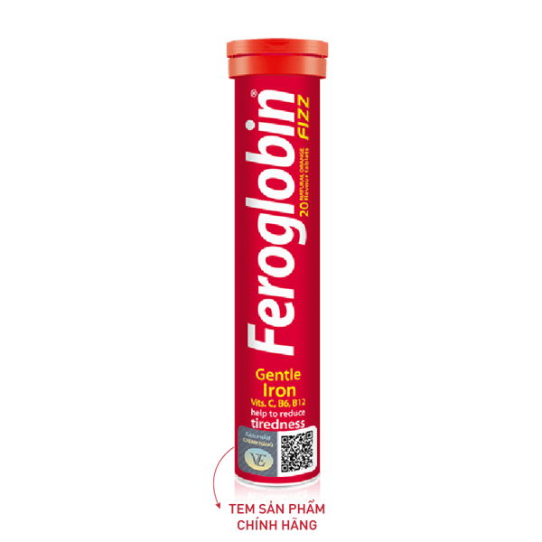 Feroglobin Fizz - Tăng khả năng tạo máu, giảm mệt mỏi